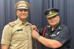 Dr. Vinod Meena honoured with the prestigious “Commendation Card” Award in NCC